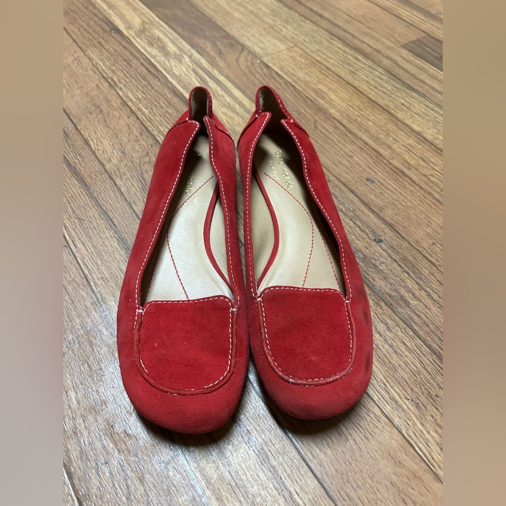 Kate spade Elegant Red Women's Suede Flats